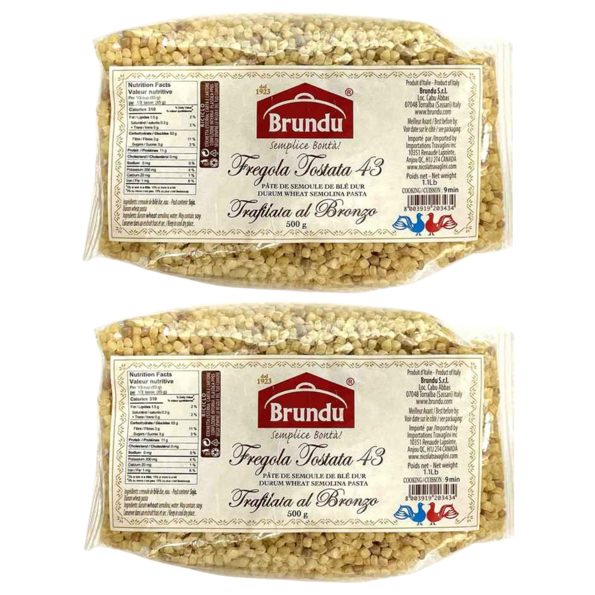 Brundu Fregola Tostata 500g