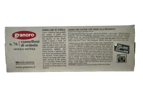 Granoro Cannelloni N°76 – 250g
