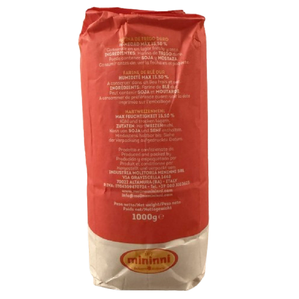 Mininni Semola Rimacinata Flour - 1kg
