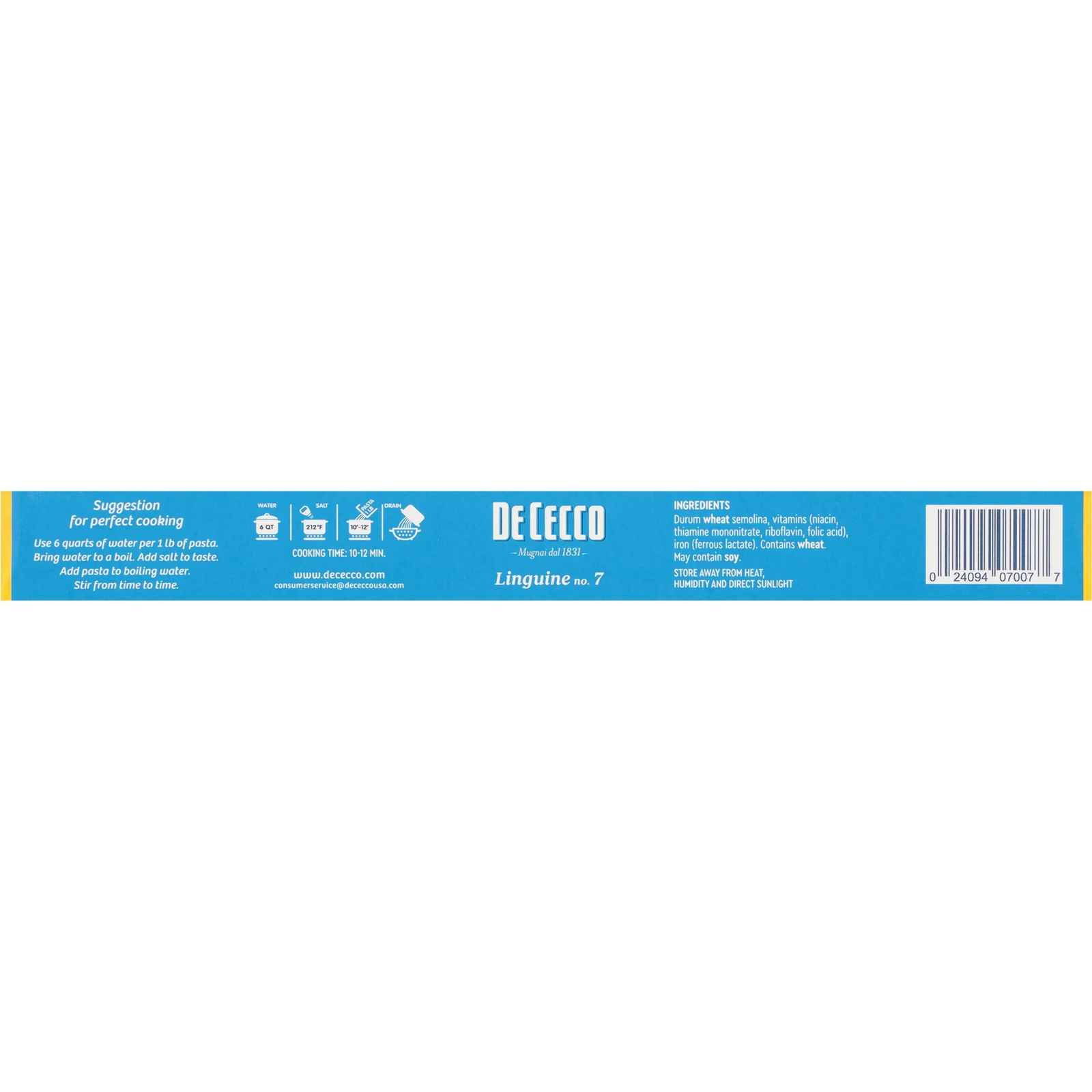 De Cecco Linguine N°7 – 454g