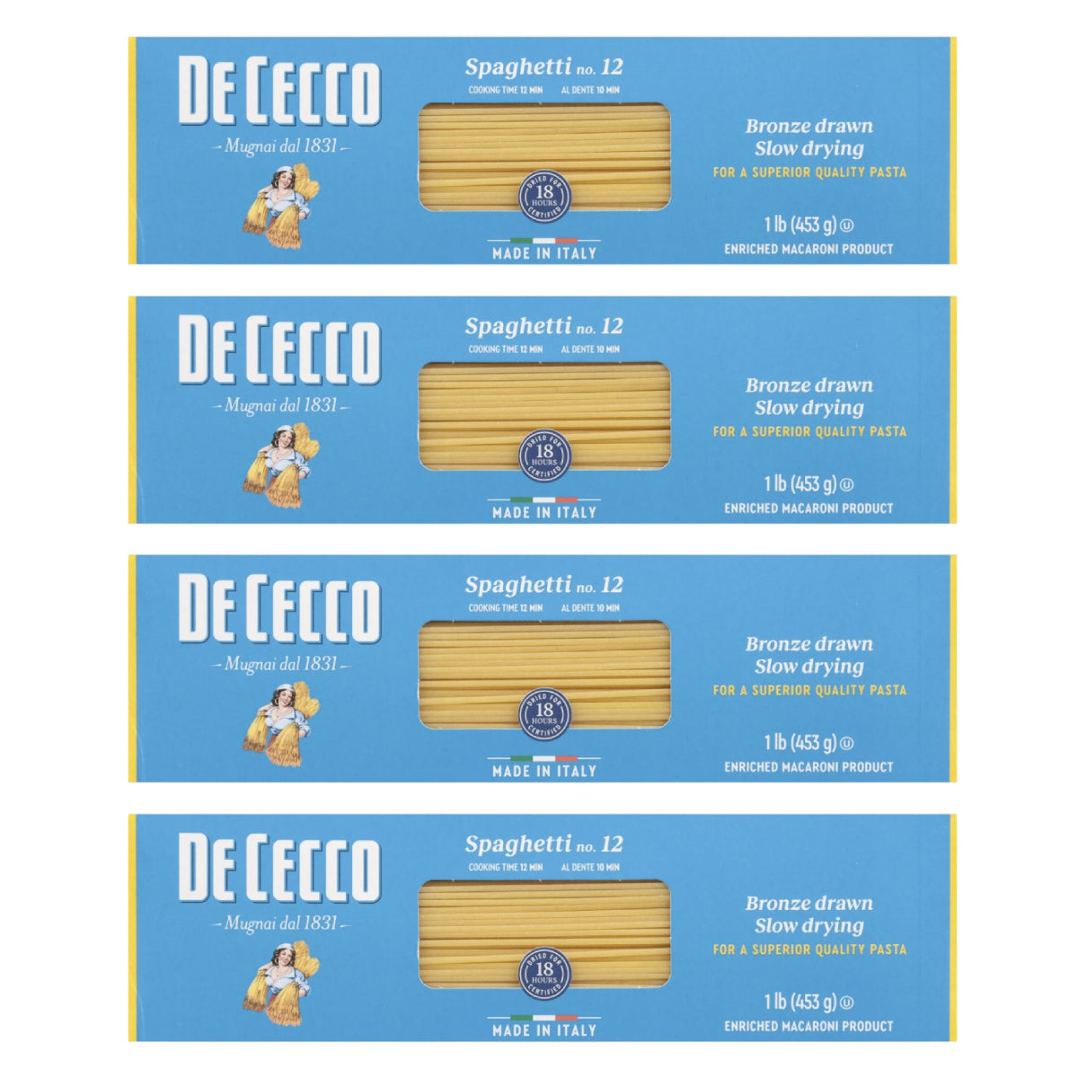 De Cecco Spaghetti N°12 – 454g