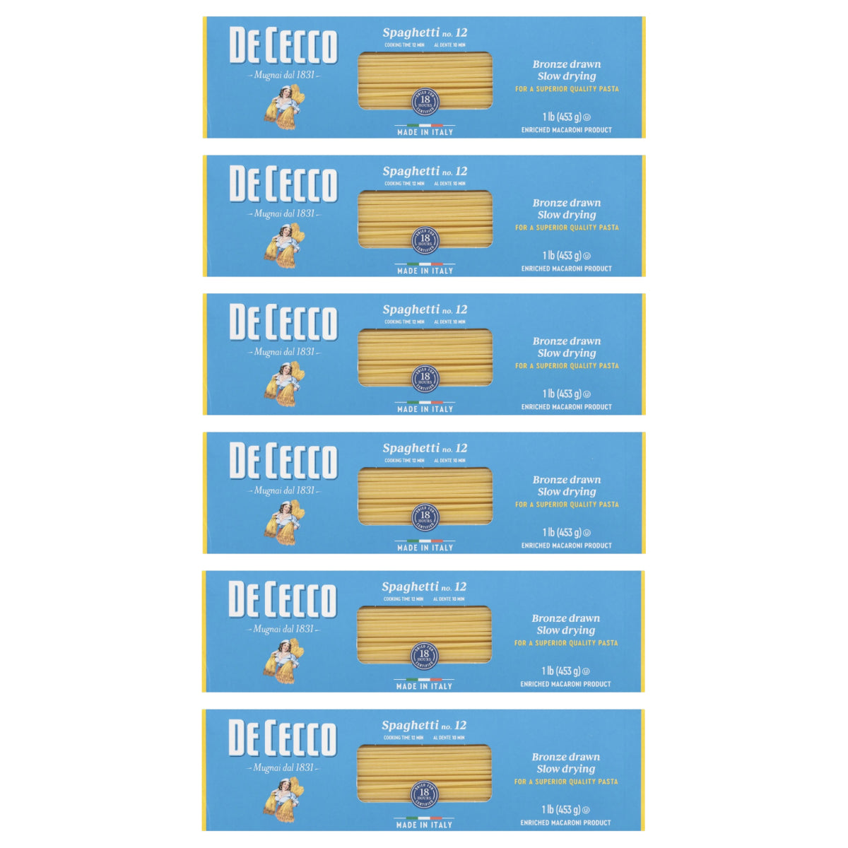 De Cecco Spaghetti N°12 – 454g