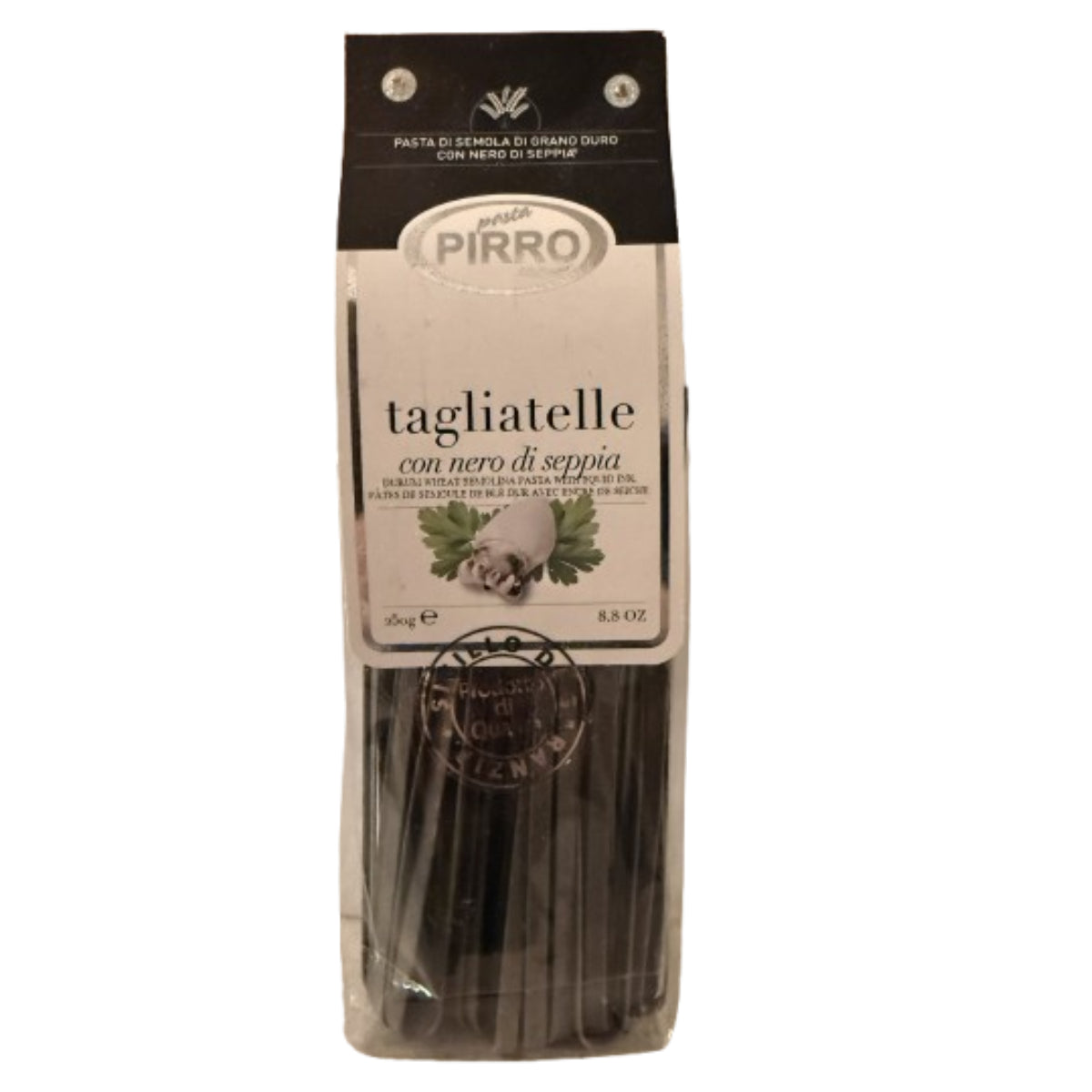 Pasta Pirro Tagliatelle al Nero di Seppia – 250g