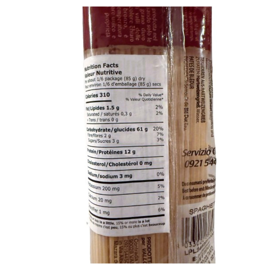 Vallolmo Spaghetti – 500g